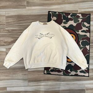 Vintage Izod cream golf embroidered crewneck sweatshirt